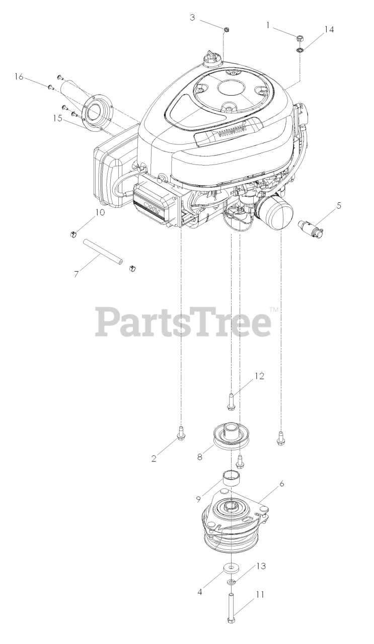 briggs and stratton push mower parts diagram