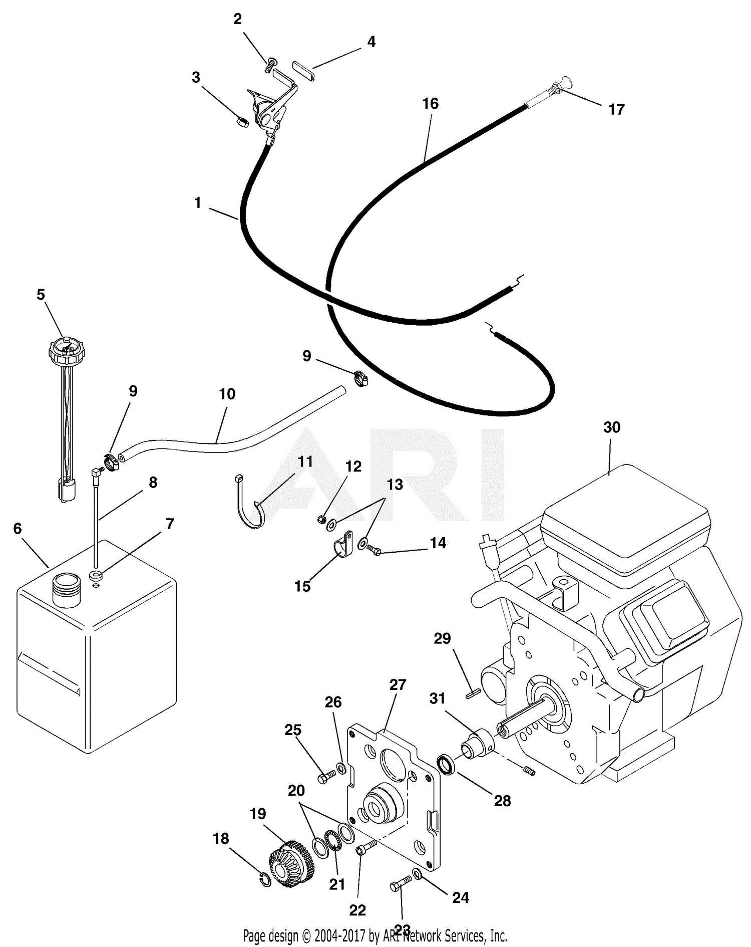 briggs and stratton vanguard 14 hp parts diagram