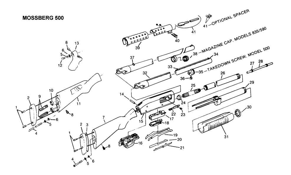 browning citori parts diagram