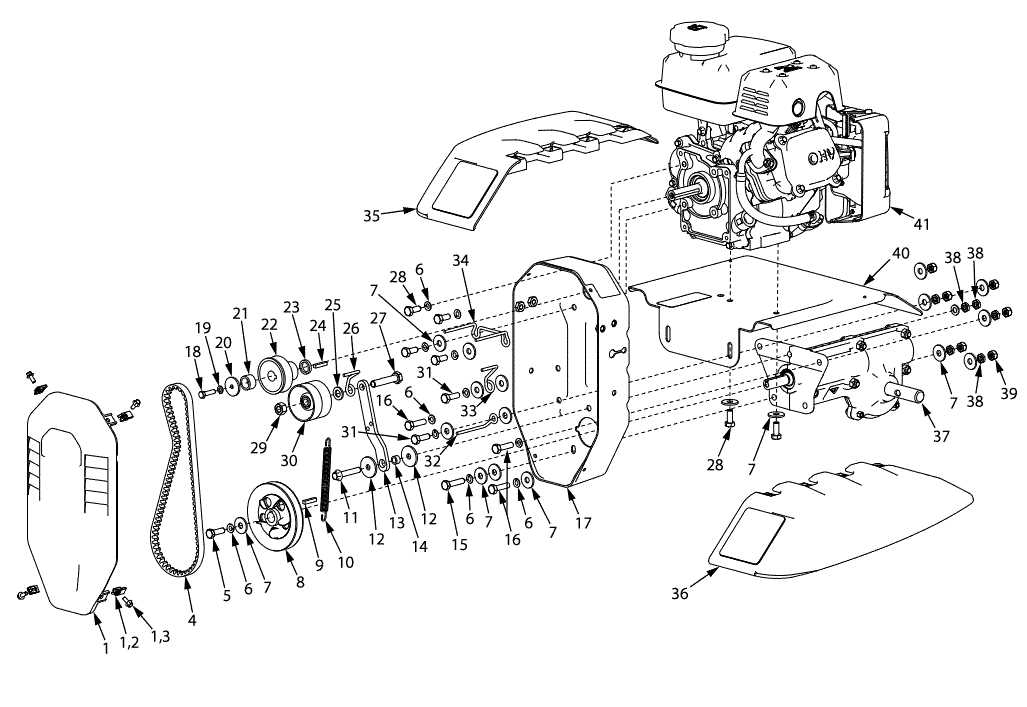 brute snowblower parts diagram