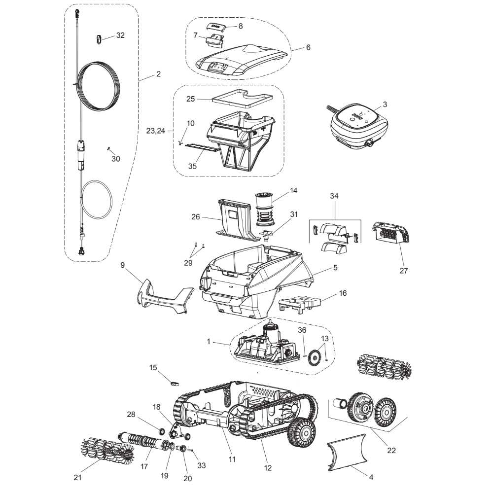 polaris 360 parts diagram