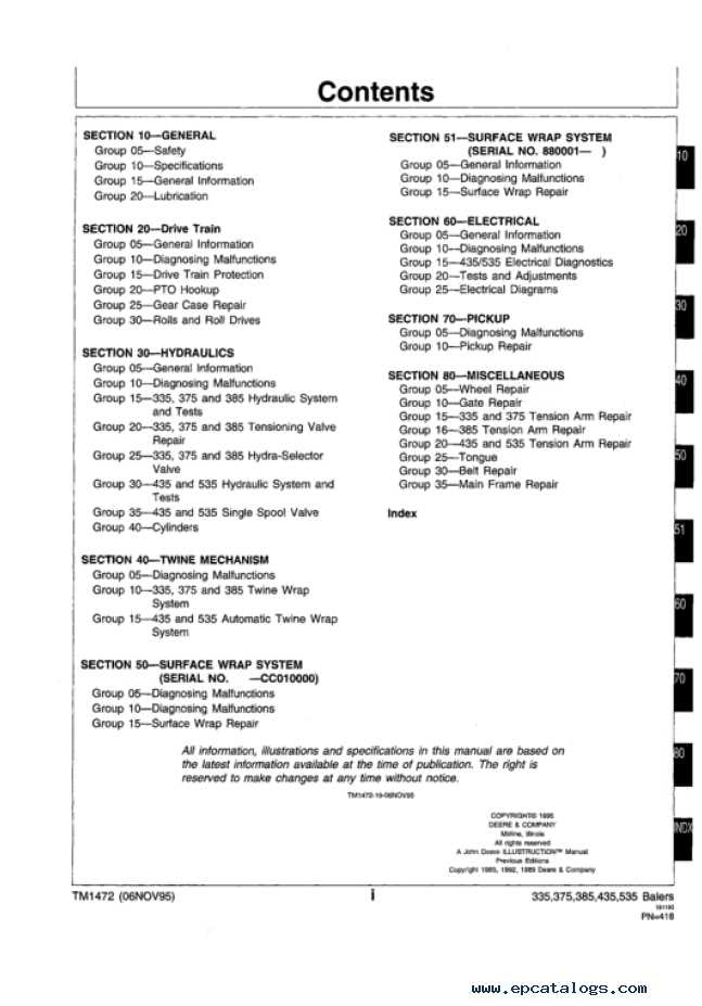 john deere 535 baler parts diagram pdf