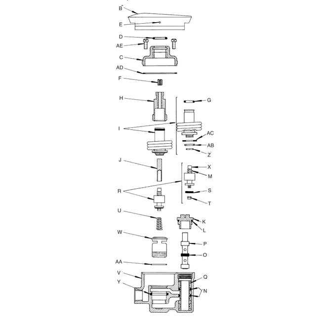 shower valve parts diagram