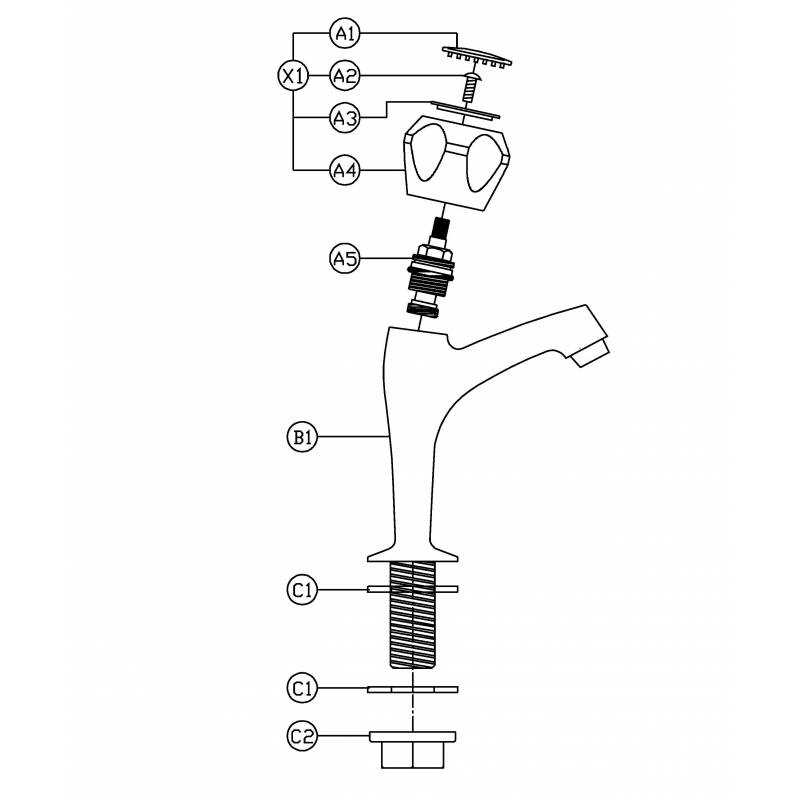 tap parts diagram