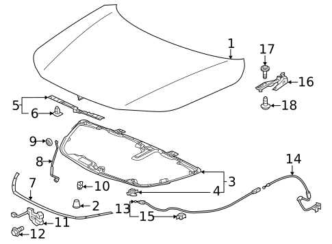 2023 honda civic parts diagram