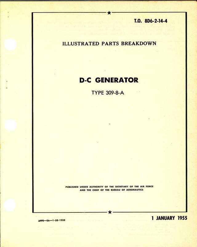 westinghouse generator parts diagram