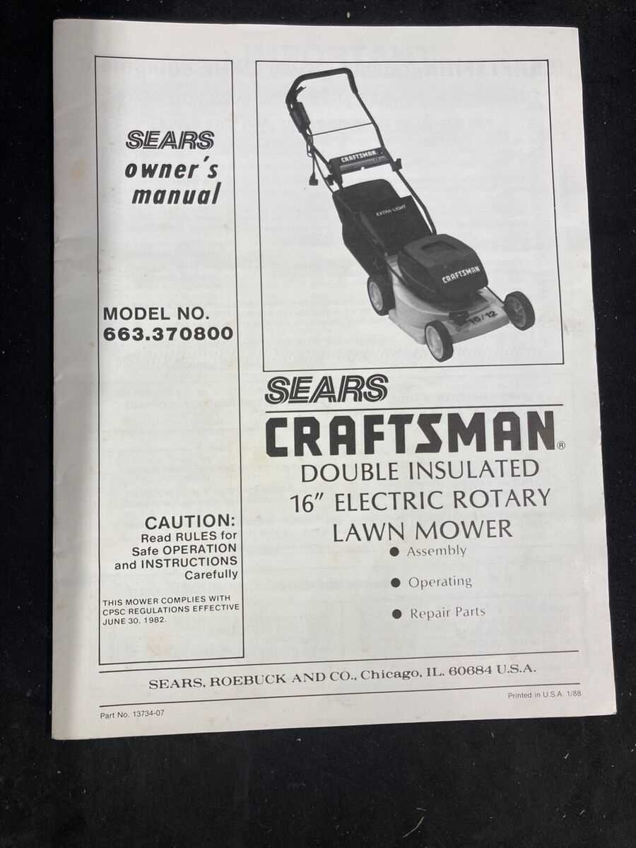 craftsman eager 1 parts diagram