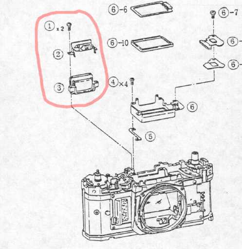 canon ae 1 parts diagram