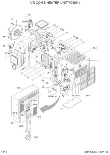 car aircon parts diagram