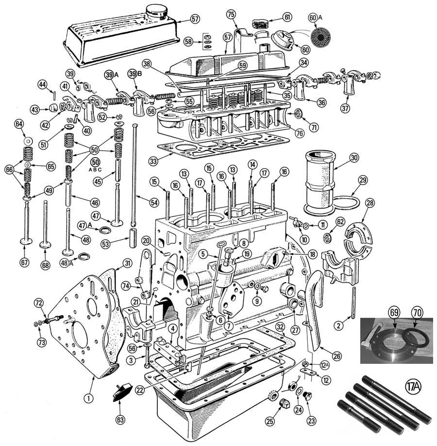 car engine parts diagram