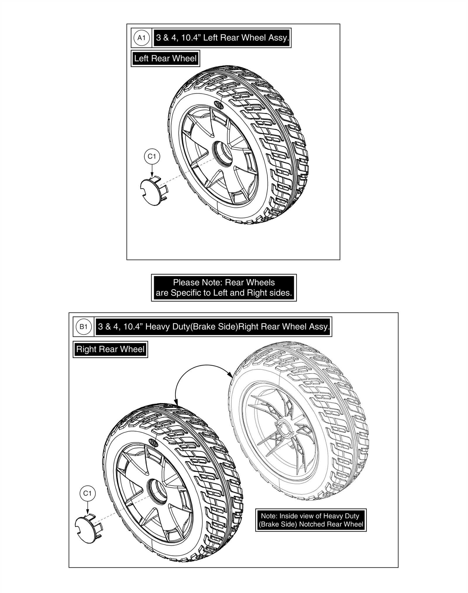 car wheel parts diagram