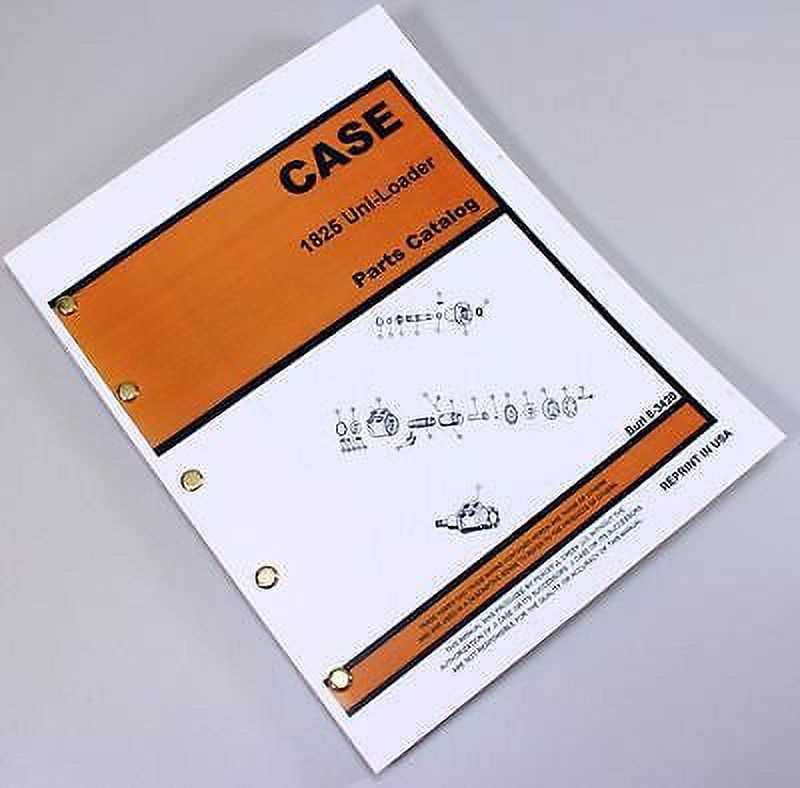 case 1825 skid steer parts diagram