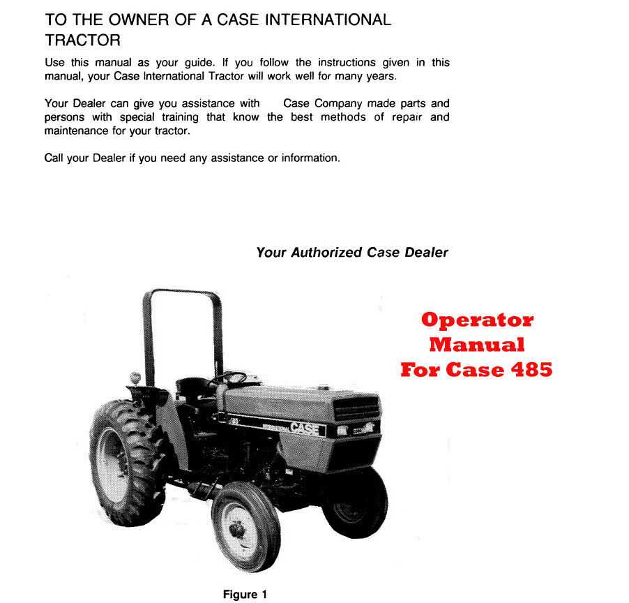 case 485 parts diagram