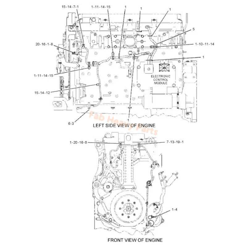 cat c13 parts diagram