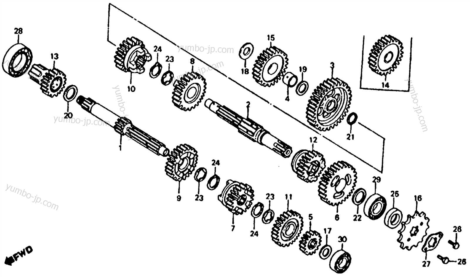 honda 185s parts diagram