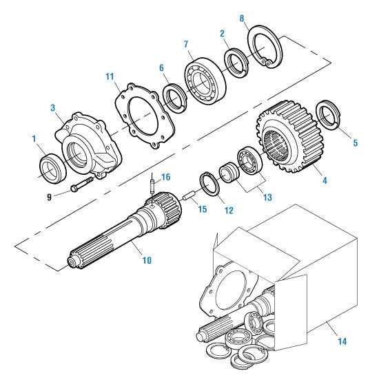 mack t2180 transmission parts diagram