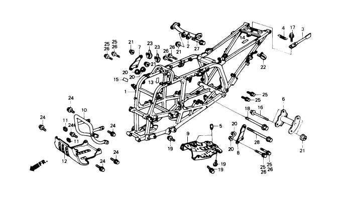 rear end honda foreman 500 parts diagram