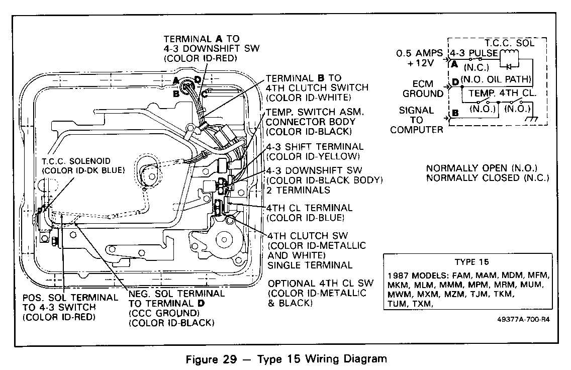 700r4 parts diagram