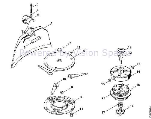 stihl fs200 parts diagram