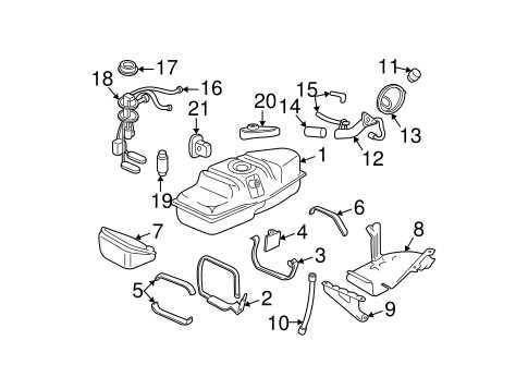 chevrolet s10 parts diagram