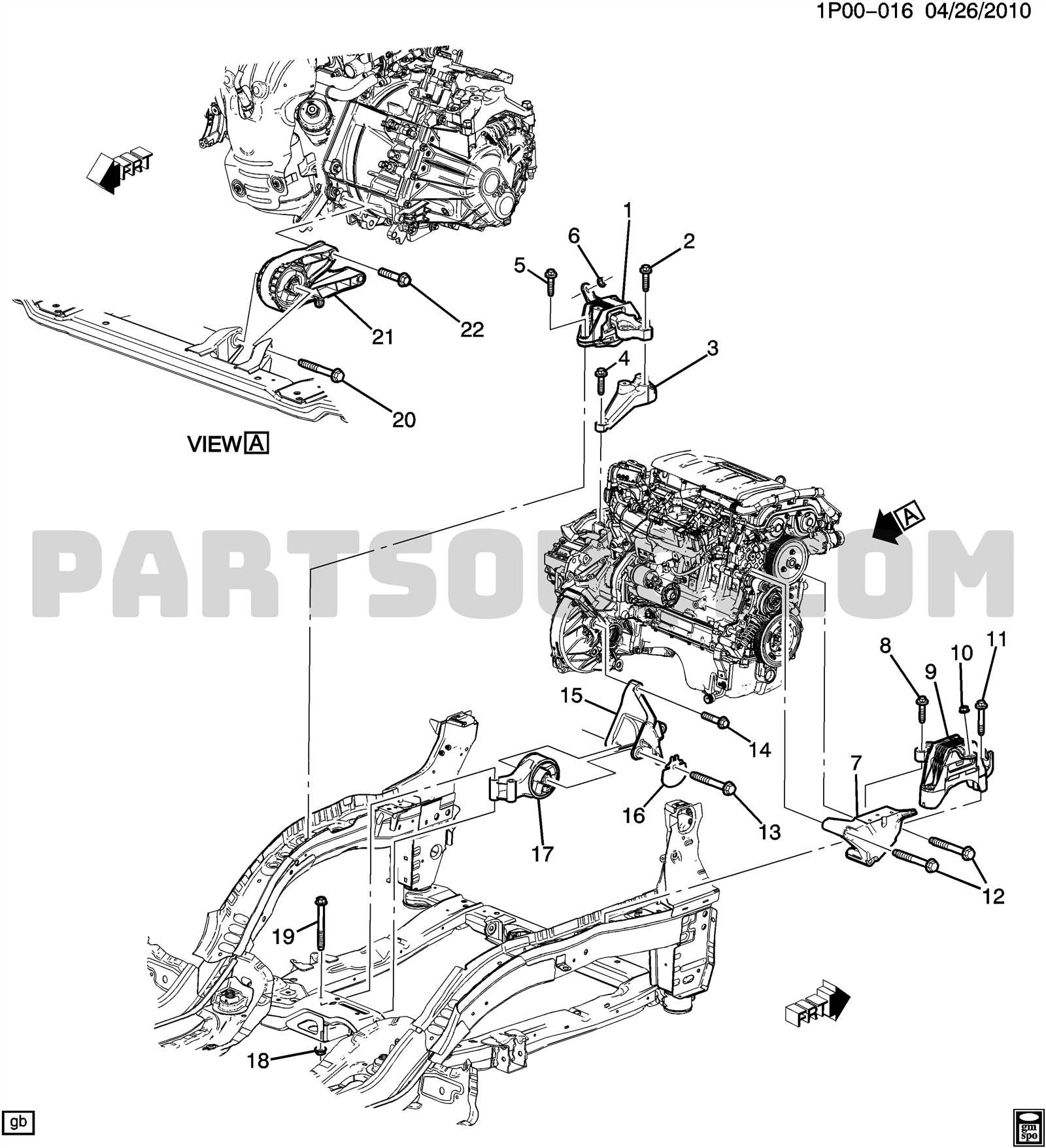 chevy cruze engine parts diagram