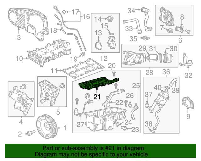 chevy cruze engine parts diagram