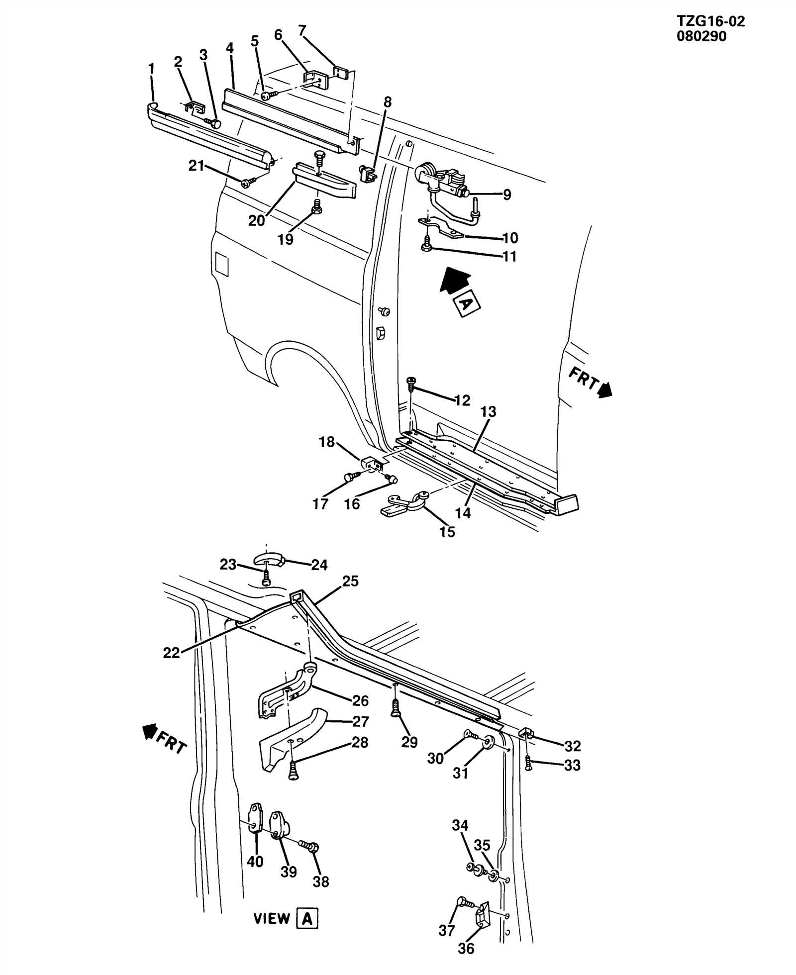 chevy express parts diagram