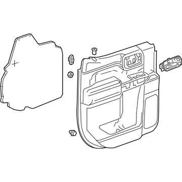 chevy silverado door parts diagram