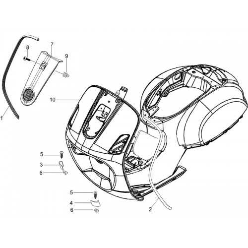 vespa lx 150 parts diagram