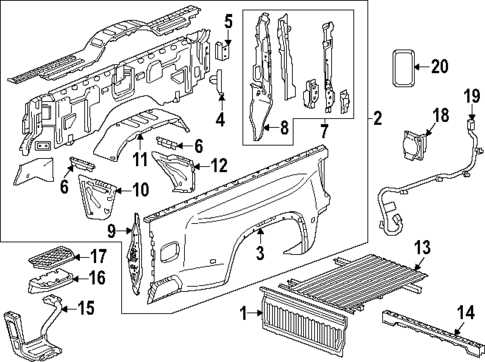 gmc sierra parts diagram