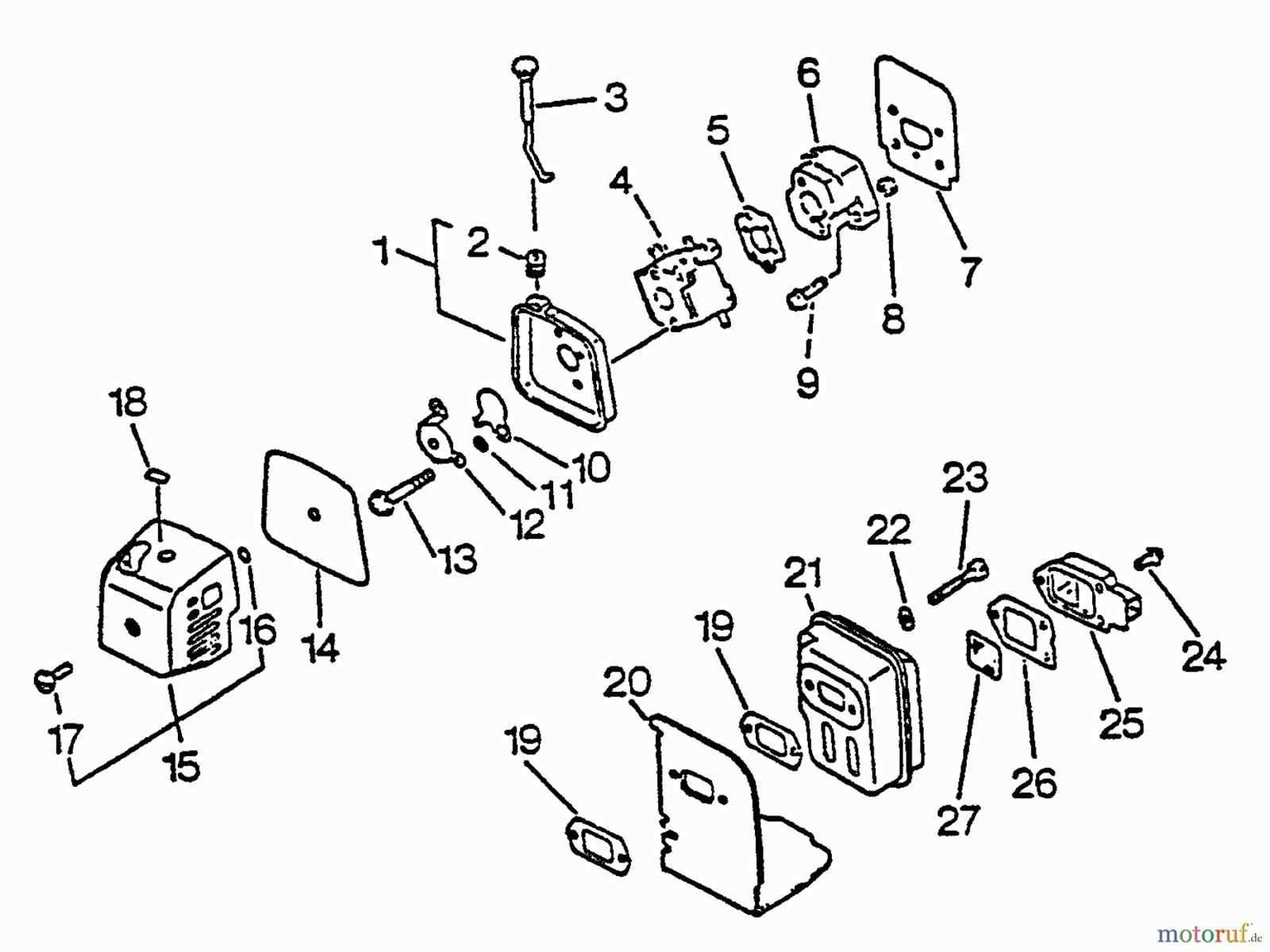 echo pas 225 parts diagram