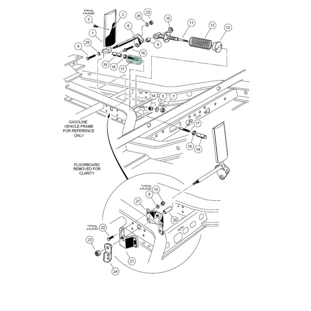 club car ds steering parts diagram