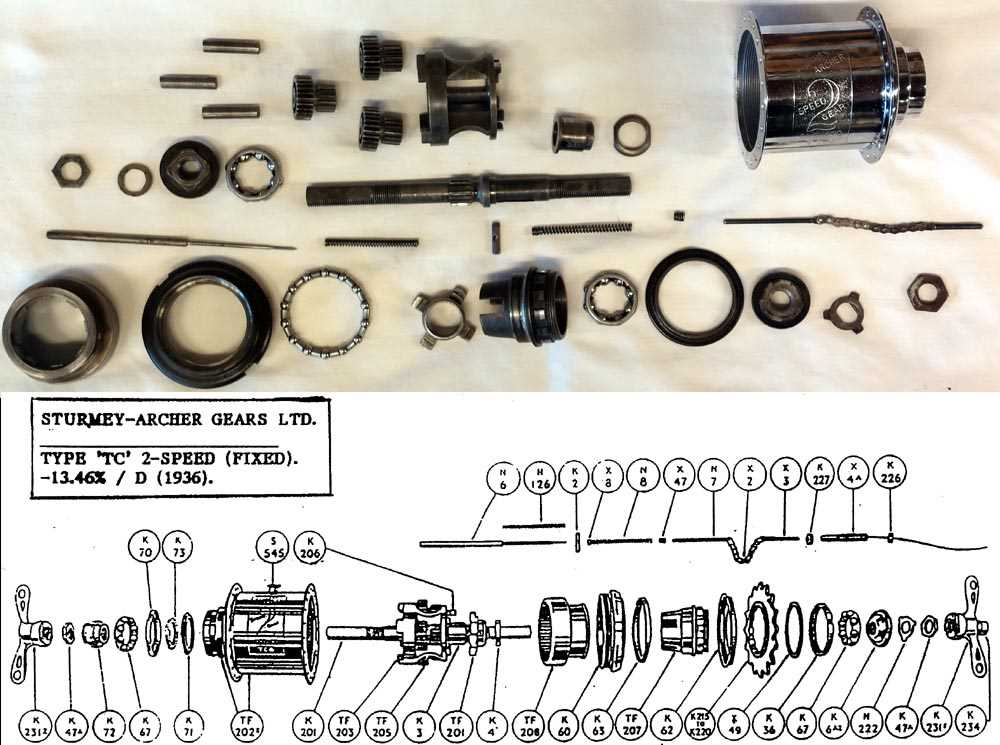 coaster brake parts diagram