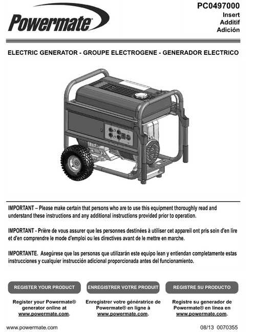 coleman powermate 6250 parts diagram