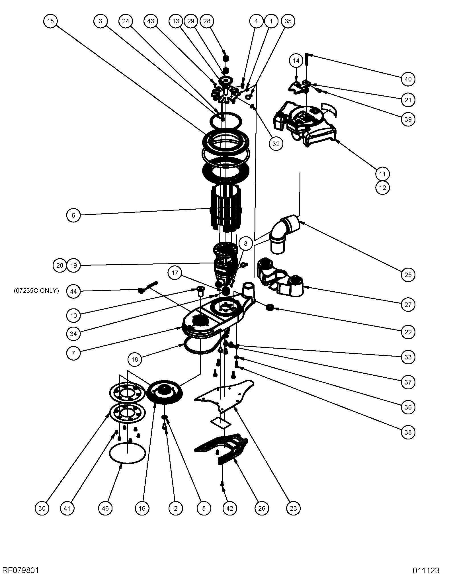 compass parts diagram