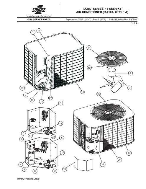 condenser parts diagram