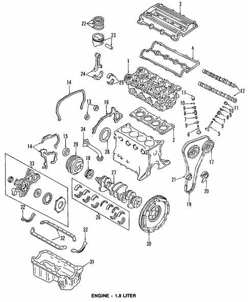 ford escort parts diagram