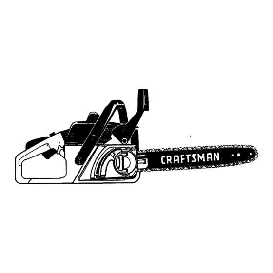 craftsman 358 chainsaw parts diagram