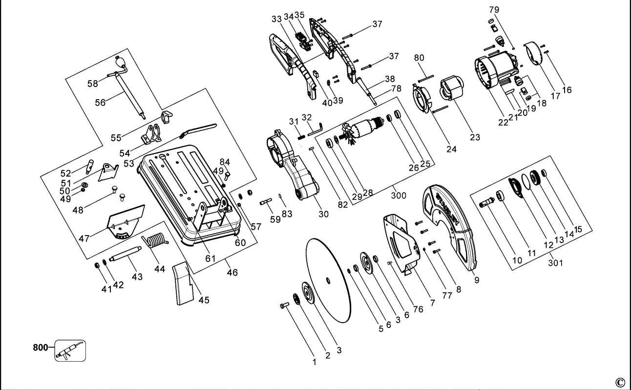 craftsman circular saw parts diagram