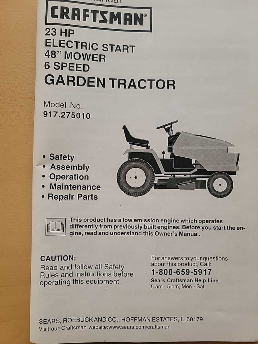 craftsman electric lawn mower parts diagram