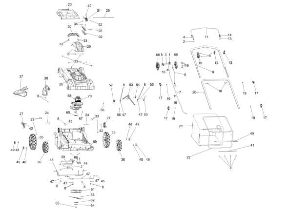 craftsman electric lawn mower parts diagram