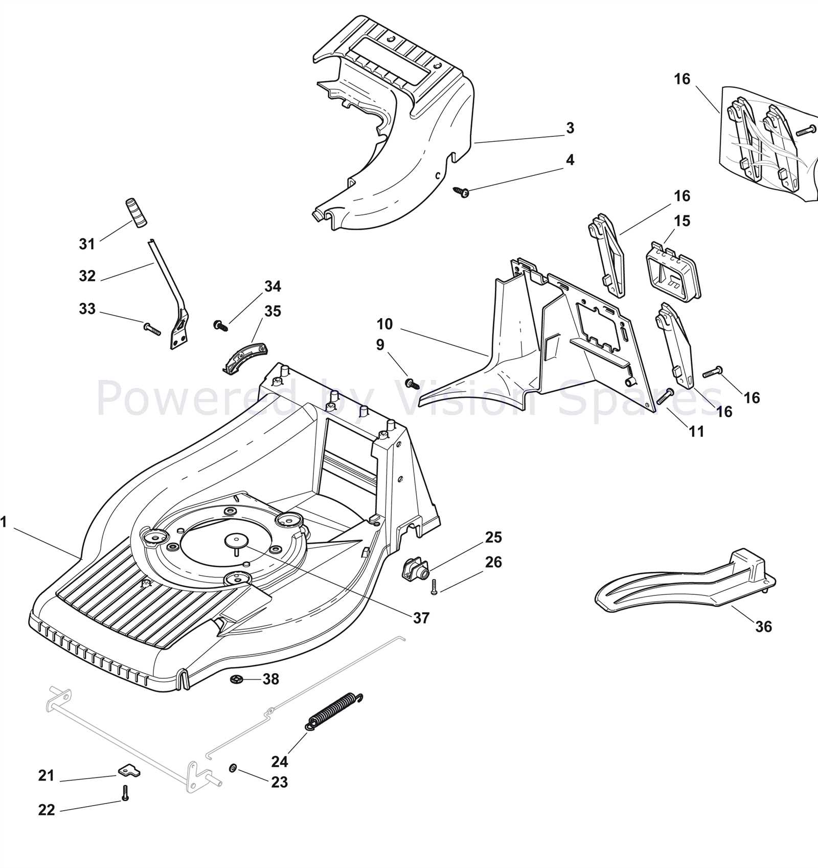 craftsman gcv160 parts diagram