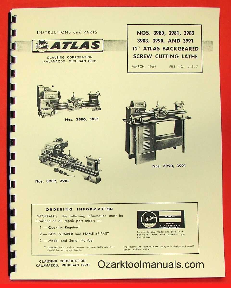 craftsman lathe parts diagram