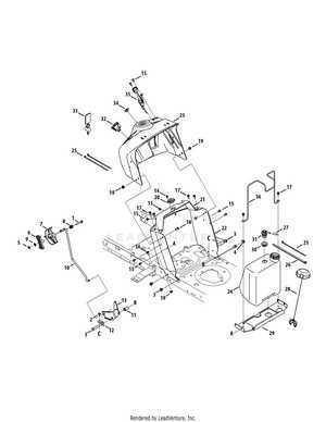 craftsman lt1000 steering parts diagram