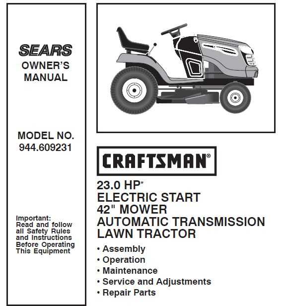 craftsman lt3000 parts diagram