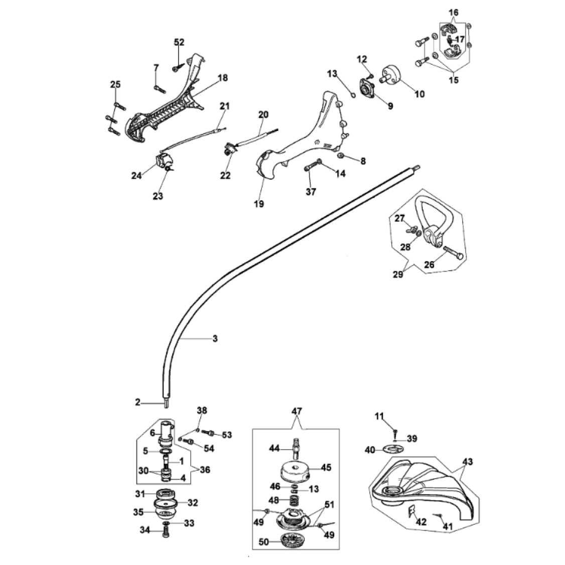 craftsman weed eater parts diagram