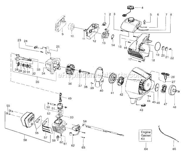 craftsman weedwacker 32cc parts diagram