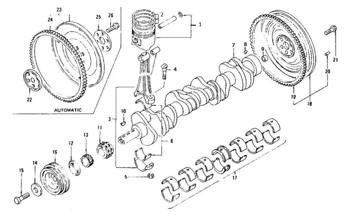 crankshaft parts diagram