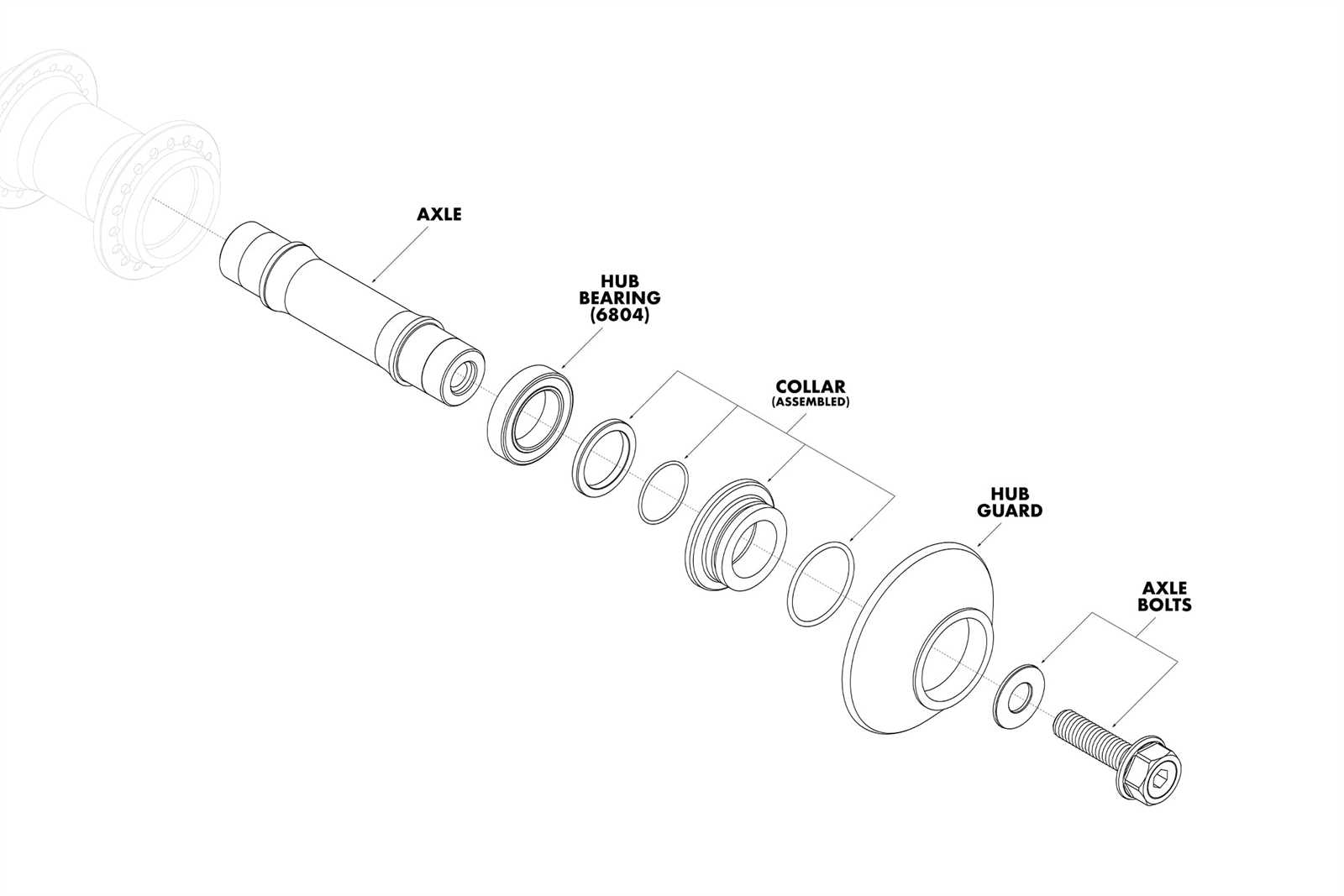 wheel bearing parts diagram