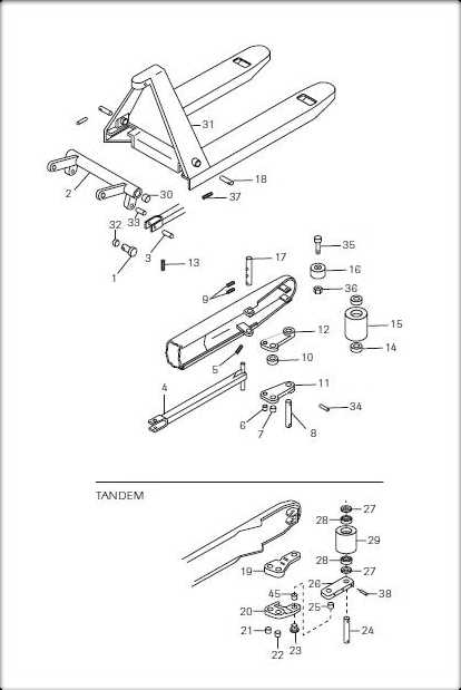 crown pth50 parts diagram